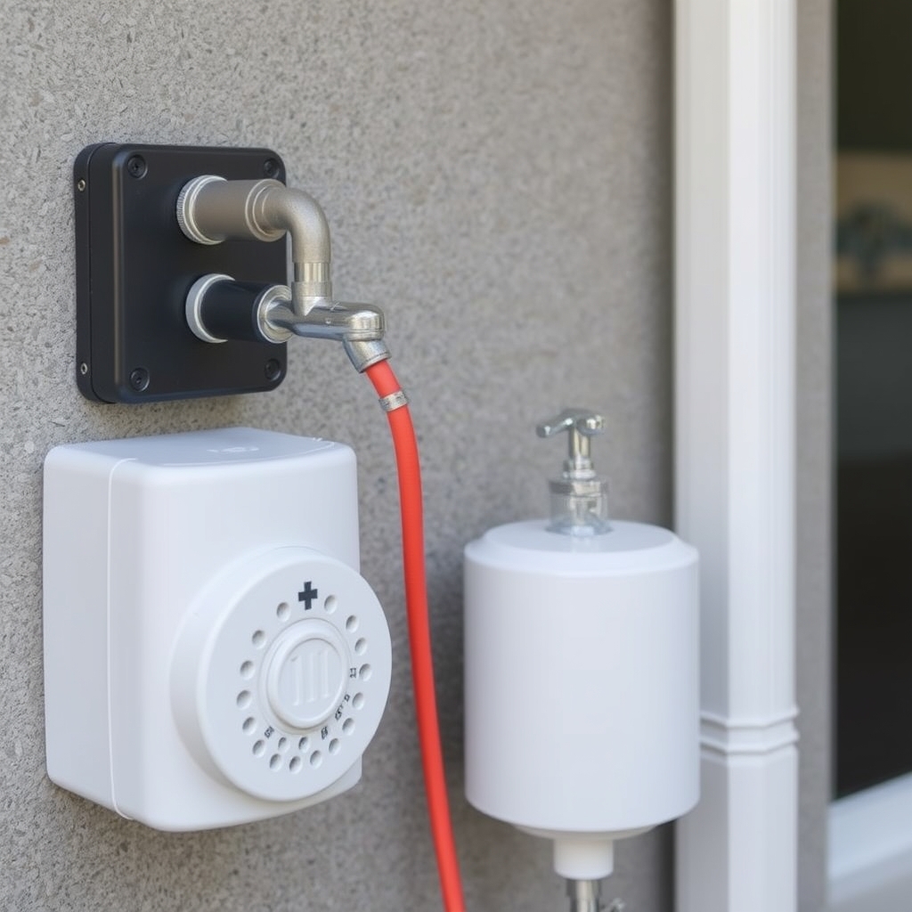 Comment raccorder une pompe à eau à un robinet extérieur ?