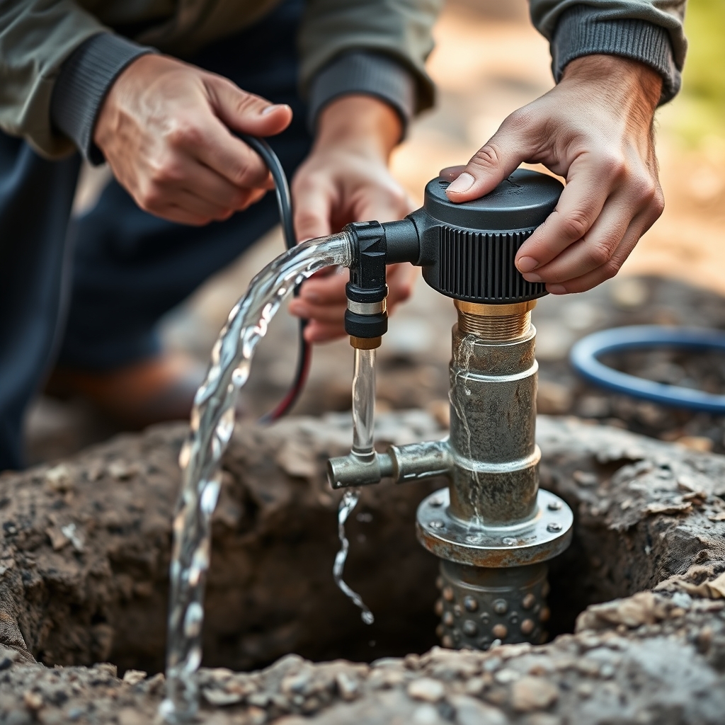 Entretien et Maintenance · comment installer une pompe manuelle sur un puits