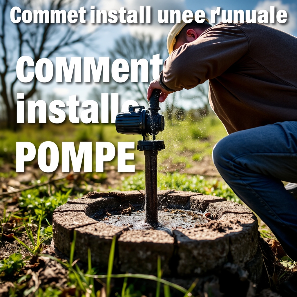 Installer une Pompe Manuelle sur un Puits : Guide Étape par Étape