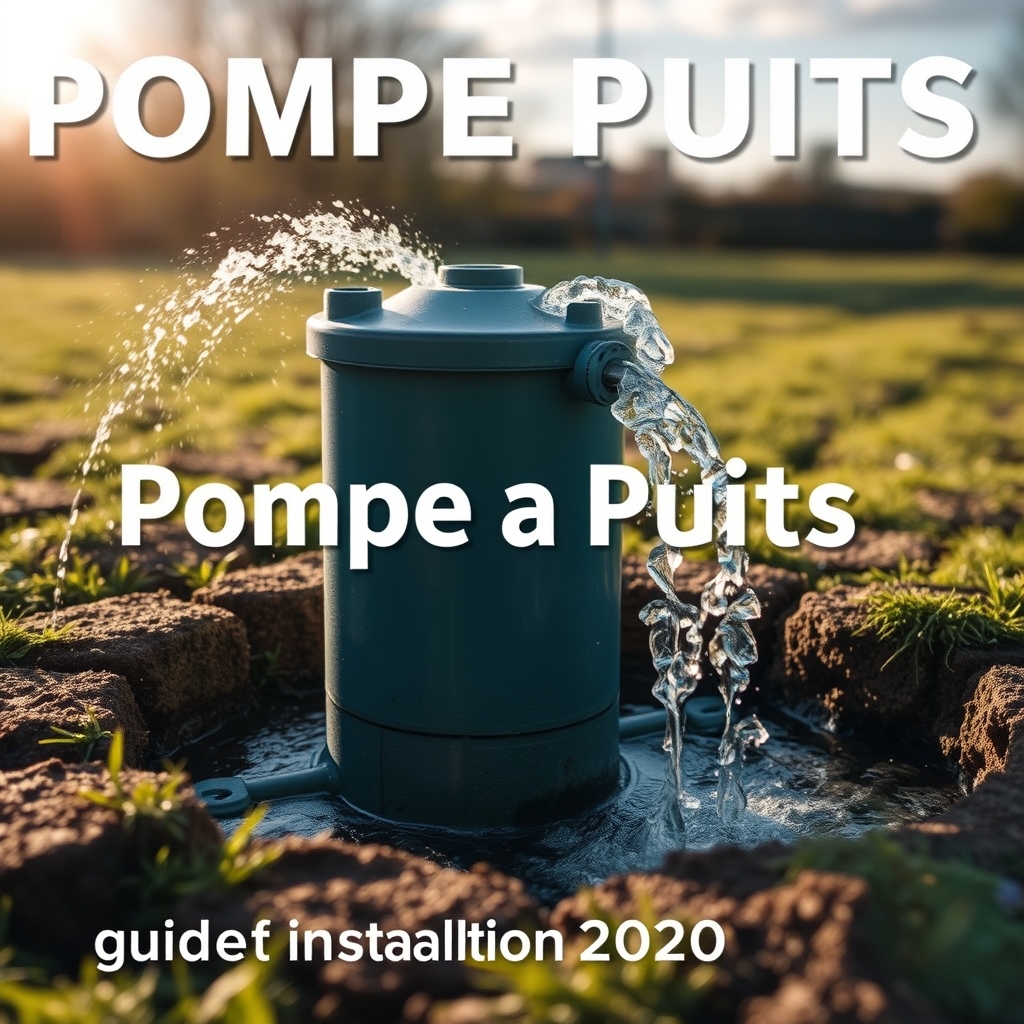Photo : Pompe puits : guide installation 2026